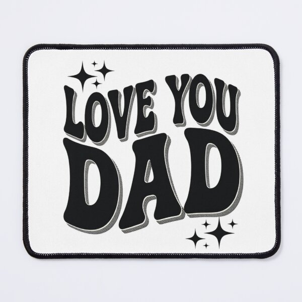 Item preview, Love You Dad – Retro Typography Quote Design designed and sold by dortmond.