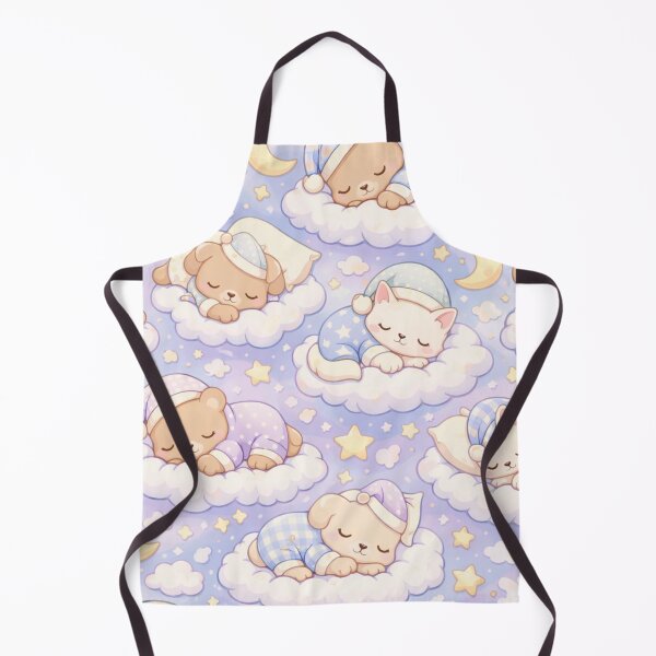 Item preview, Sleepy Kawaii Animals Pastel Dream Pattern designed and sold by TTStudio.