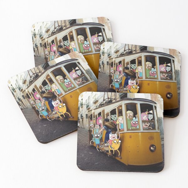 Item preview, “Crowded Tram of Existential Oops: A Couple Wondering Why This Ride Is So Full of Chaos” designed and sold by Print Fiction.