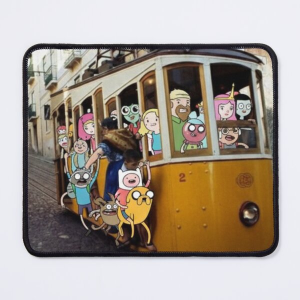 Item preview, “Crowded Tram of Existential Oops: A Couple Wondering Why This Ride Is So Full of Chaos” designed and sold by Print Fiction.