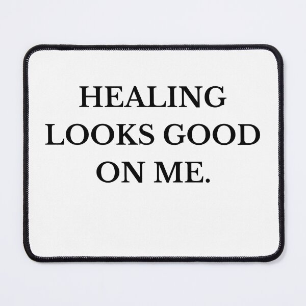 Item preview, Healing looks good on me. – Minimal Affirmation Quote designed and sold by FNJGlobal2023.