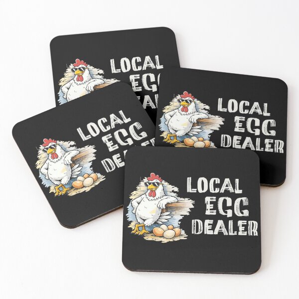 Item preview, Local Egg Dealer Funny Rooster Market Farm Shop designed and sold by CreareAT.