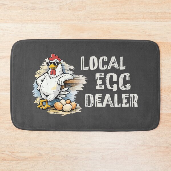 Item preview, Local Egg Dealer Funny Rooster Market Farm Shop designed and sold by CreareAT.