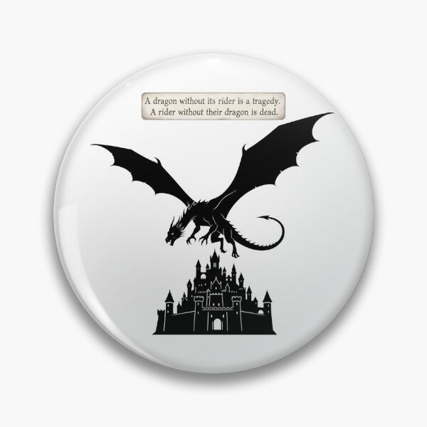 Item preview, A Dragon Without Its Rider | Fourth Wing designed and sold by StaticW0lf Design.