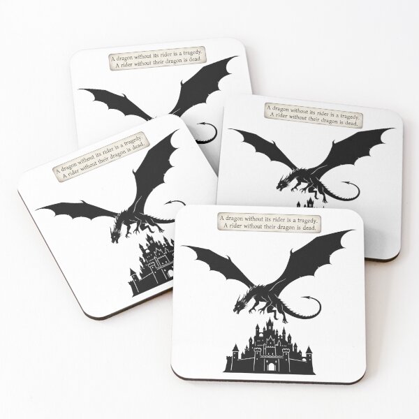 Item preview, A Dragon Without Its Rider | Fourth Wing designed and sold by StaticW0lf Design.