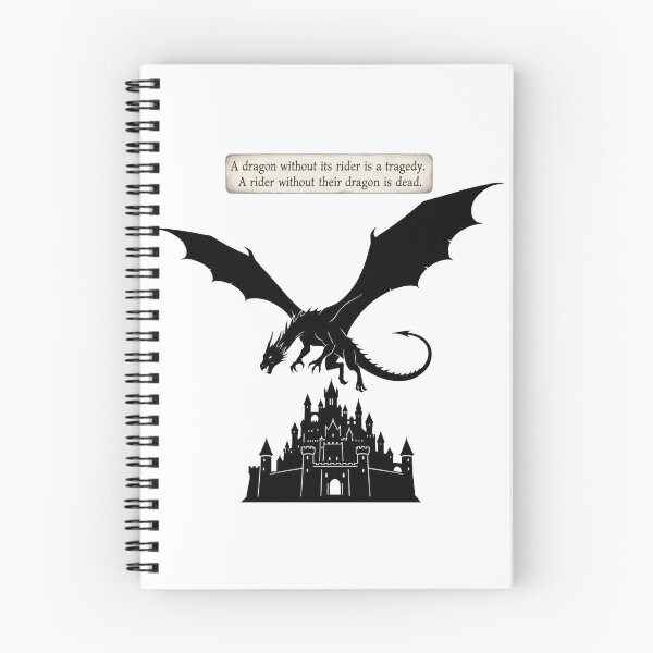 Item preview, A Dragon Without Its Rider | Fourth Wing designed and sold by StaticW0lf Design.