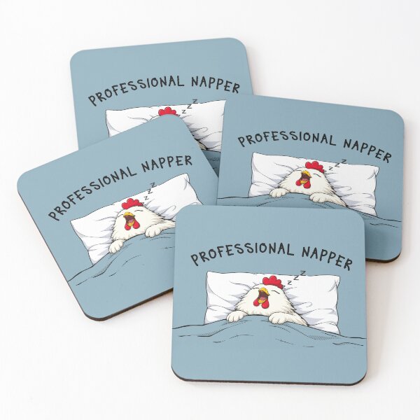 Item preview, Professional Napper Funny Sleep Shirt Chicken Illustration designed and sold by CreareAT.