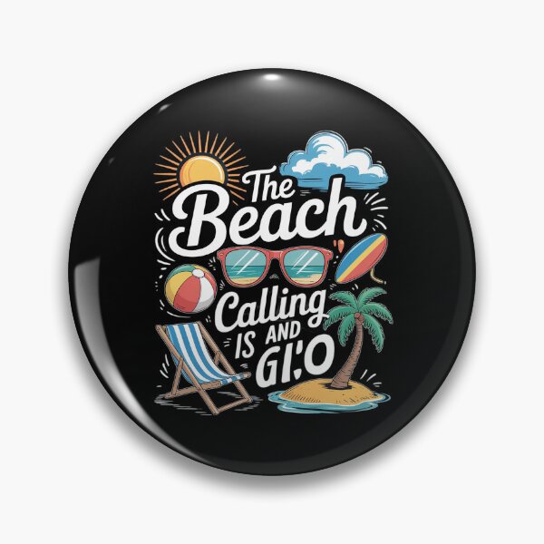Item preview, Womens Beach Is Calling And I Must Go summer vacation  designed and sold by DigitaldeligArt.