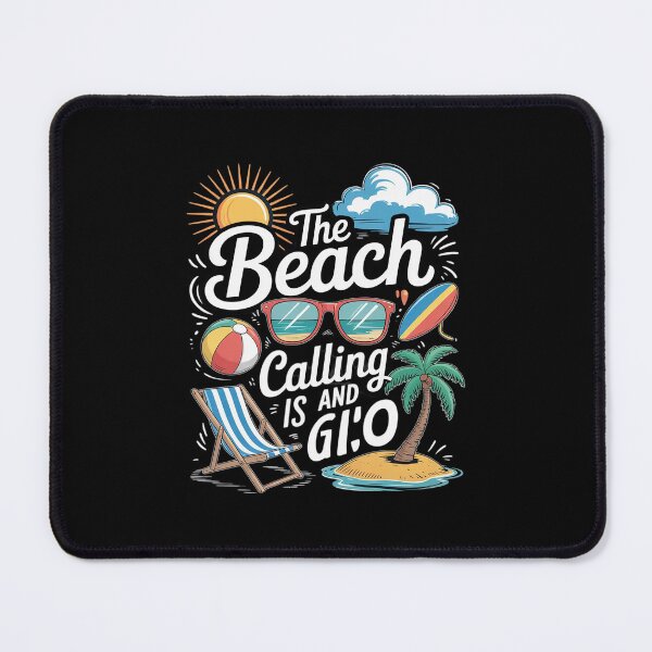 Item preview, Womens Beach Is Calling And I Must Go summer vacation  designed and sold by DigitaldeligArt.