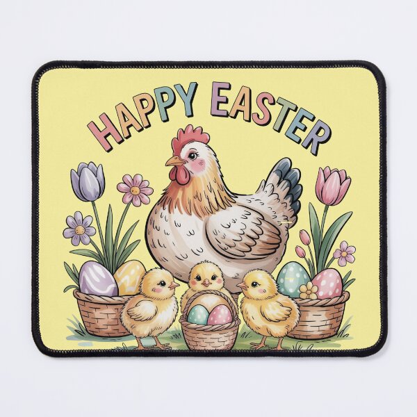 Item preview, Happy Easter – Vintage Mother Hen and Chicks Illustration designed and sold by WikaKowalczyk.