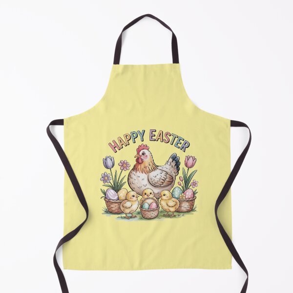 Item preview, Happy Easter – Vintage Mother Hen and Chicks Illustration designed and sold by WikaKowalczyk.