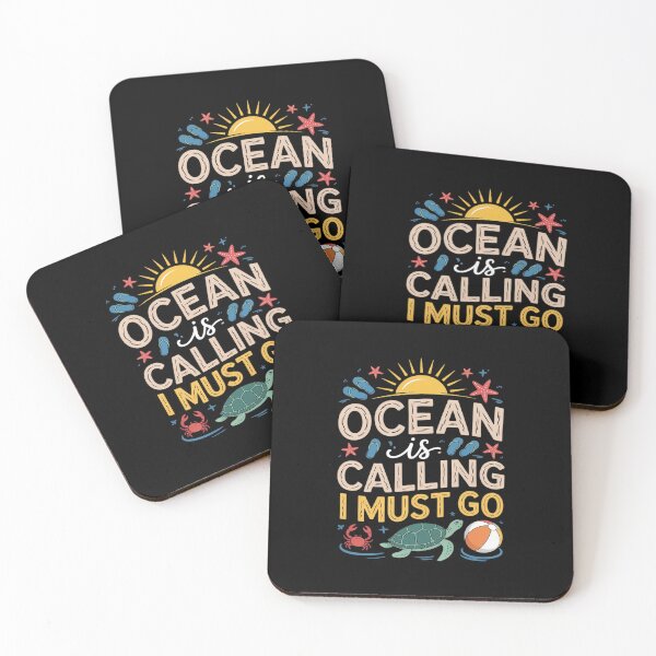 Item preview, Womens Ocean Is Calling I Must Go Summer Vacay Cruising Beach  designed and sold by DigitaldeligArt.