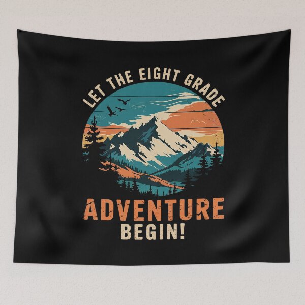 Item preview, Back To School Let The 8th Grade Adventure Begin Boys designed and sold by MarkLeedsArt.