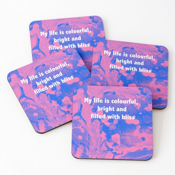 Item preview, My life is colourful, bright and filled with bliss designed and sold by diamondqueenmindset.