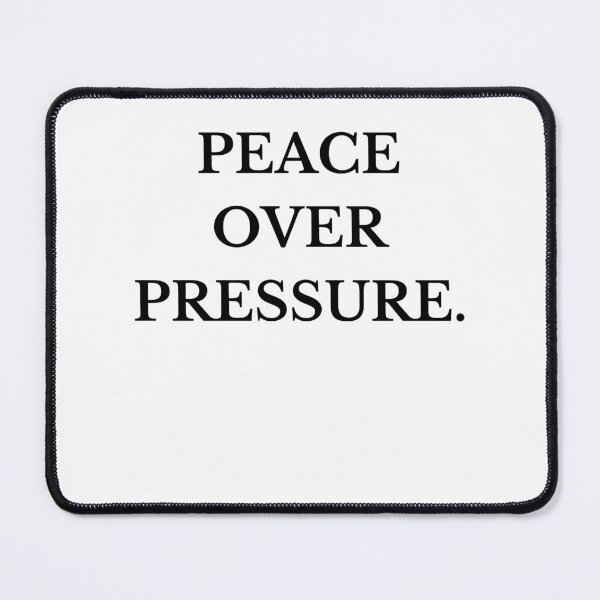 Item preview, Peace over pressure. – Minimal Affirmation Quote designed and sold by FNJGlobal2023.