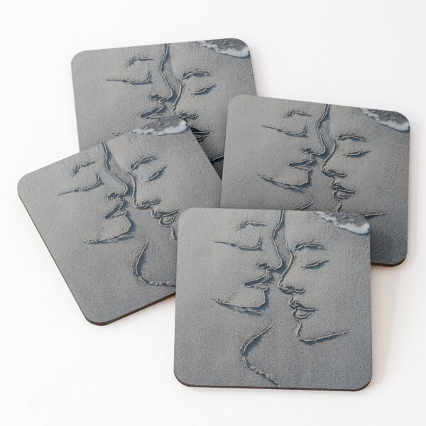 Item preview, Minimalist Two Faces Sand Line Art designed and sold by chase-thewave.