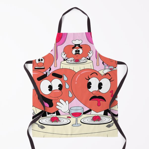 Item preview, Awkward Valentine's Date | Funny Heart Characters Cartoon designed and sold by Midnight Veil Designs.