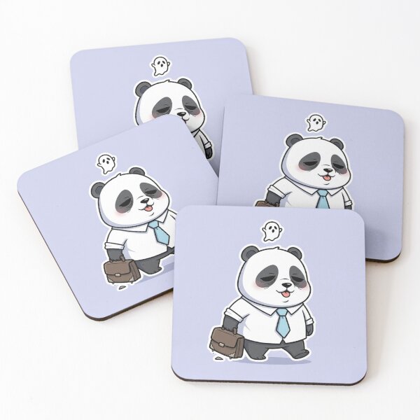Item preview, Kawaii Panda with Briefcase - Exhausted from Workday designed and sold by FRADEX STORE.