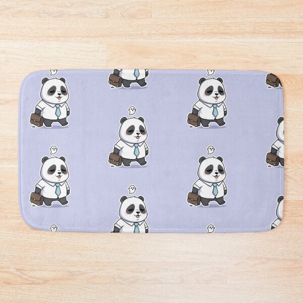 Item preview, Kawaii Panda with Briefcase - Exhausted from Workday designed and sold by FRADEX STORE.