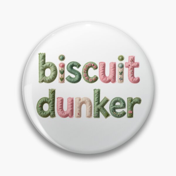 Item preview, BISCUIT DUNKER - IN FAUX LETTERING designed and sold by AlexOBrienArt.