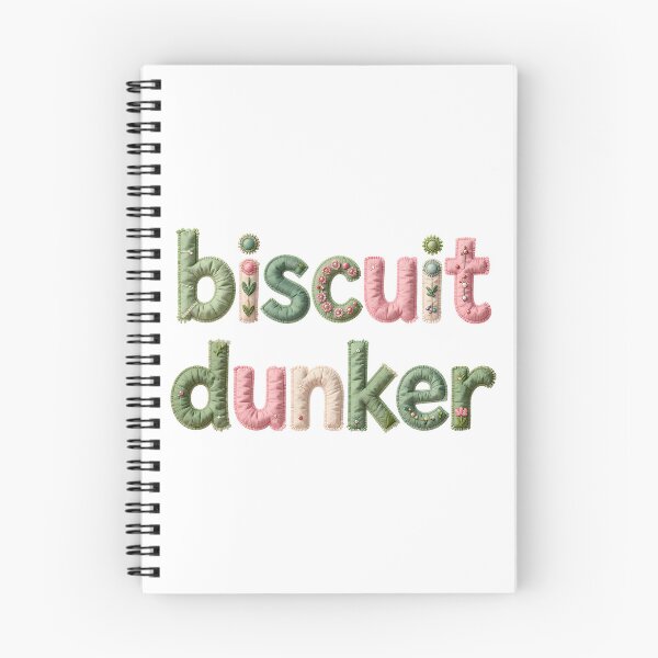Item preview, BISCUIT DUNKER - IN FAUX LETTERING designed and sold by AlexOBrienArt.