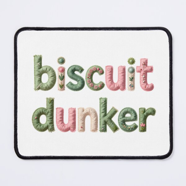 Item preview, BISCUIT DUNKER - IN FAUX LETTERING designed and sold by AlexOBrienArt.