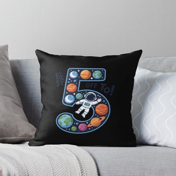 Item preview, 5 Year Old Outer Space Astronaut 5th Birthday Boy Girl Kids designed and sold by DigitaldeligArt.
