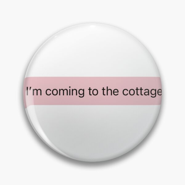 Item preview, I’m coming to the cottage sticker | Heated Rivalry design designed and sold by matchalattextrafoam.