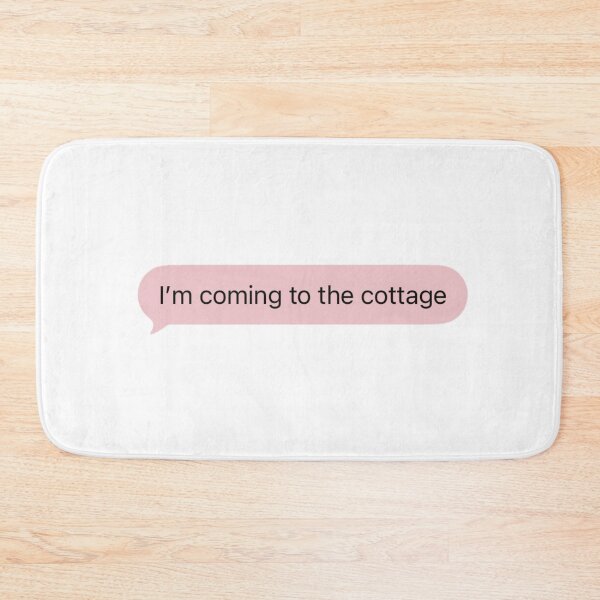 Item preview, I’m coming to the cottage sticker | Heated Rivalry design designed and sold by matchalattextrafoam.