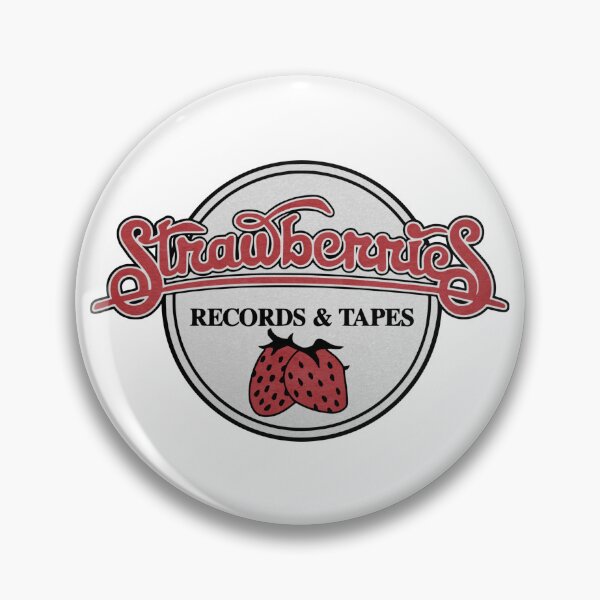 Item preview, Strawberries Records & Tapes Logo – Vintage Music Retail designed and sold by Stores-B-Us.