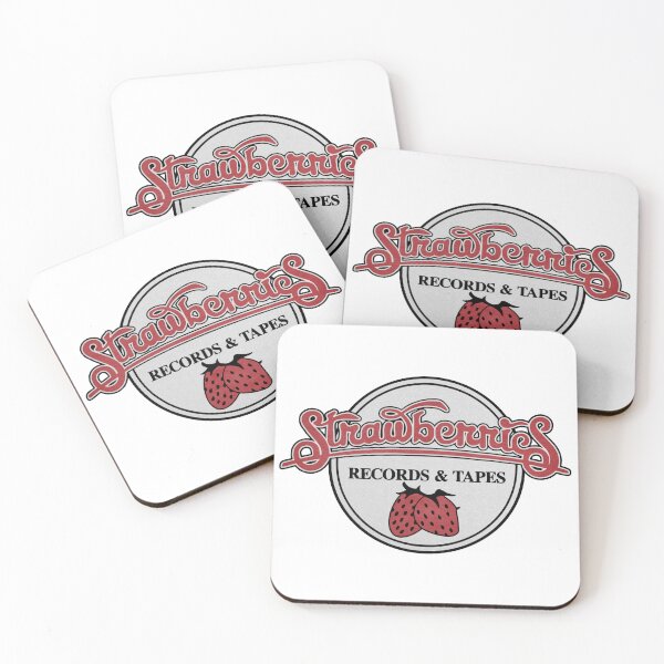 Item preview, Strawberries Records & Tapes Logo – Vintage Music Retail designed and sold by Stores-B-Us.