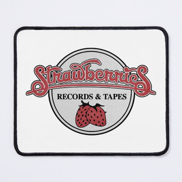 Item preview, Strawberries Records & Tapes Logo – Vintage Music Retail designed and sold by Stores-B-Us.