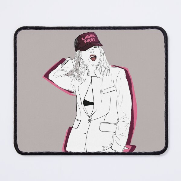 Item preview, Jodie Comer in a Suit and "Ladies First" Hat designed and sold by carryonmags.