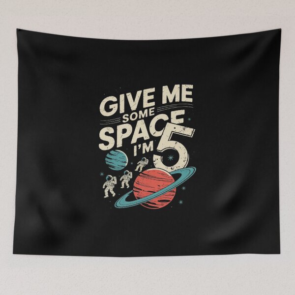 Item preview, 5th Birthday Astronaut Give Me Space 5 Year Old Boys Kids 2 designed and sold by DigitaldeligArt.