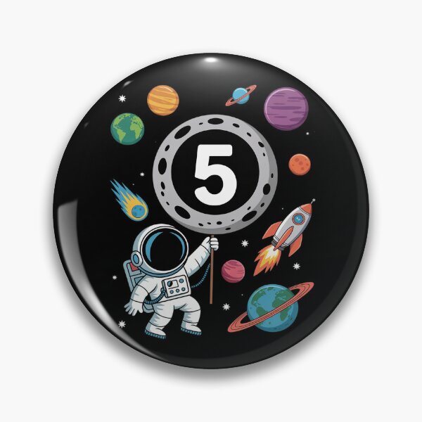 Item preview, 5th Birthday Astronaut Give Me Space 5 Year Old Boys Kids 3 designed and sold by DigitaldeligArt.