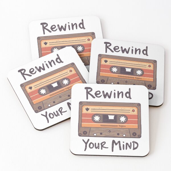Item preview, Rewind Your Mind | Retro Cassette Tape Nostalgia Graphic designed and sold by PACS0011.