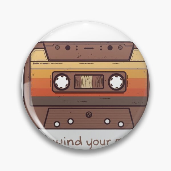 Item preview, Rewind Your Mind | Retro Cassette Tape Nostalgia Graphic designed and sold by PACS0011.