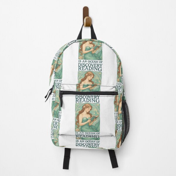 Item preview, Reading mermaid in the ocean of books designed and sold by Pineapple-Tree.