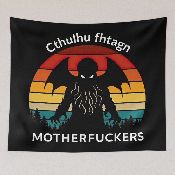 Item preview, CTHULHU FHTAGN / MOTHERF**KERS designed and sold by obstinator.