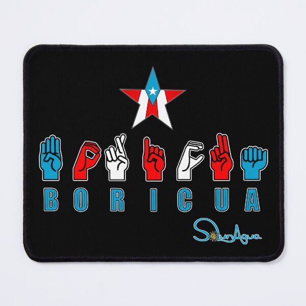 Item preview, Boricua ASL Sign Language Design – Puerto Rican Flag Pride designed and sold by SoLunAgua ..