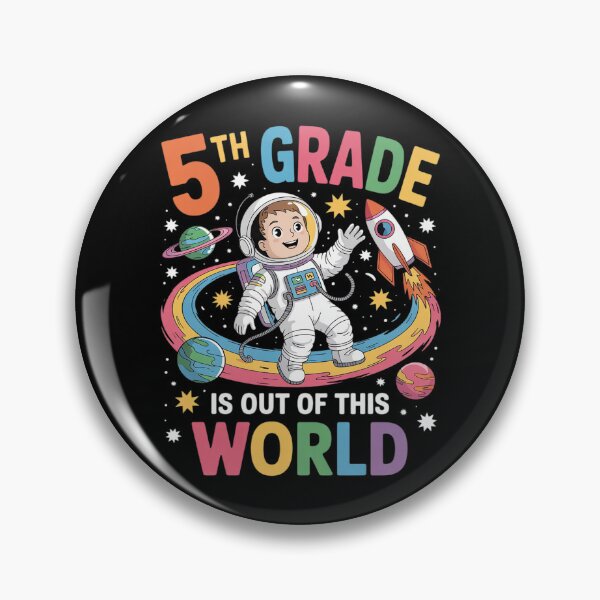Item preview, 5th Grade is Out of This World Space Teacher Back to School 3 designed and sold by DigitaldeligArt.