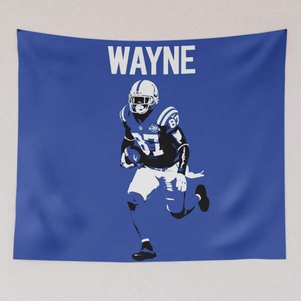 Item preview, Reggie Wayne Indianapolis #87 Football Art designed and sold by TheArtOfCar.