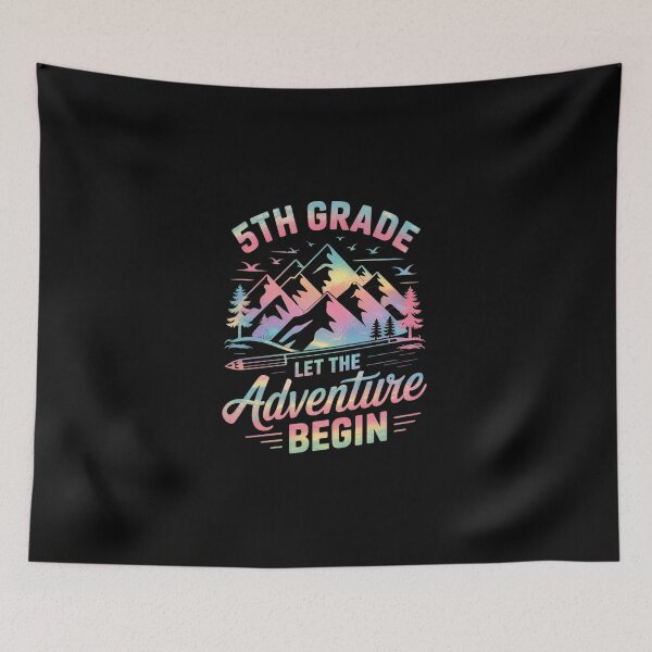 Item preview, 5th Grade Let The Adventure Begin Back To School Teacher designed and sold by DigitaldeligArt.