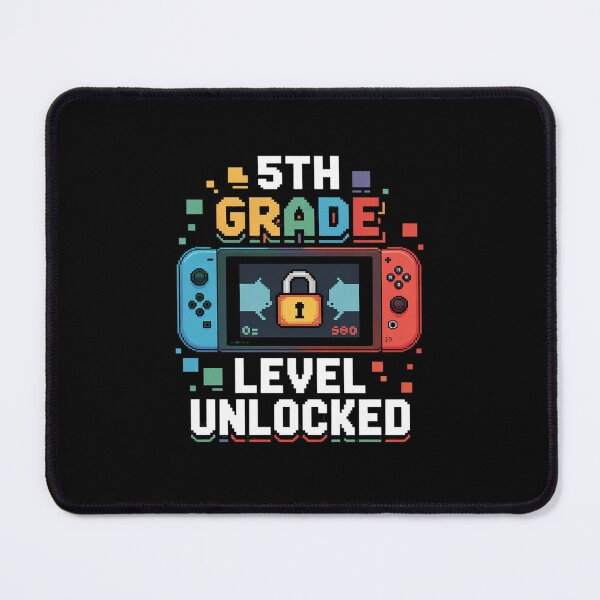 Item preview, 5th Grade Level Unlocked Back to School First Day Gamer Boys designed and sold by DigitaldeligArt.