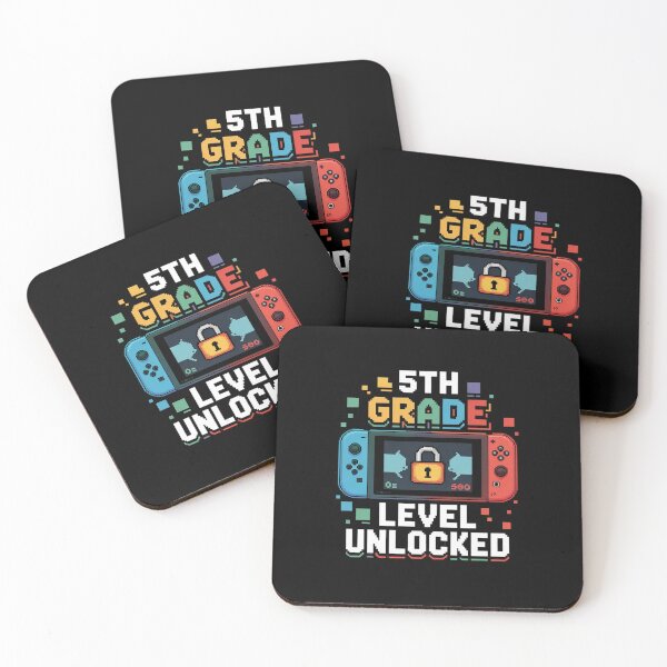 Item preview, 5th Grade Level Unlocked Back to School First Day Gamer Boys designed and sold by DigitaldeligArt.