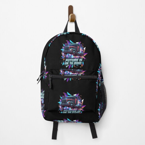 Item preview, Future is on the Road - Cyberpunk Trucker Aesthetic designed and sold by BounoWorld.