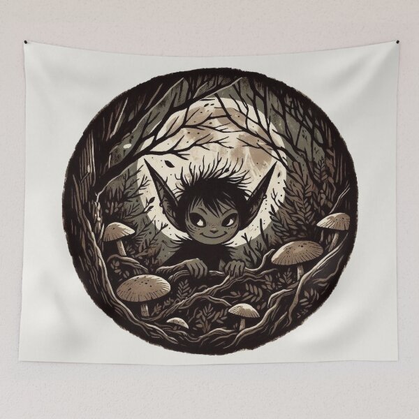 Item preview, MISCHIEVOUS WOODLAND FAERIE designed and sold by Roberta Calabrese.