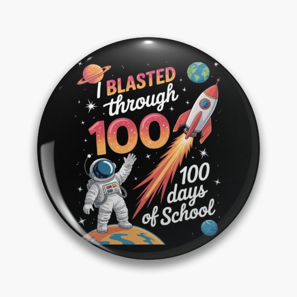 Item preview, 100 Days of School Astronaut Rocket Space 100th Day Kids designed and sold by DigitaldeligArt.