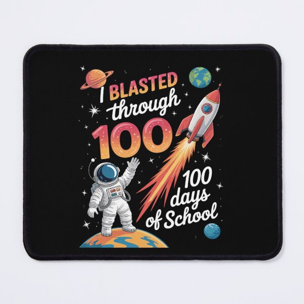 Item preview, 100 Days of School Astronaut Rocket Space 100th Day Kids designed and sold by DigitaldeligArt.