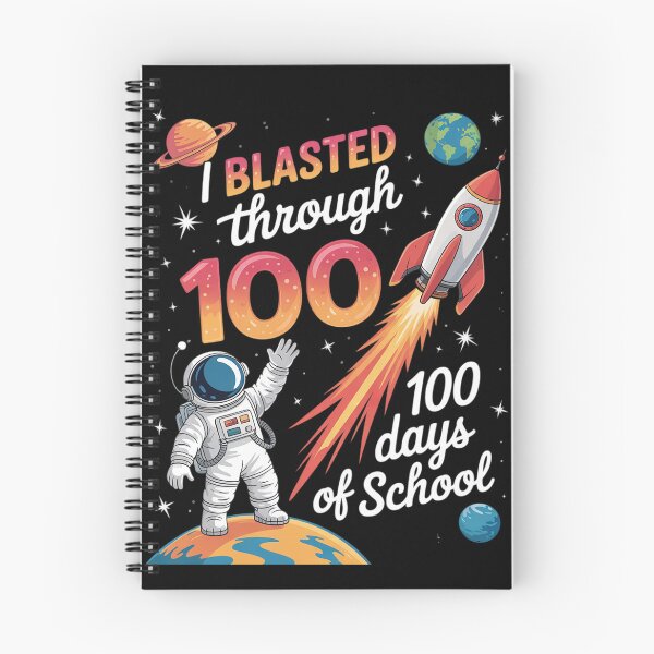 Item preview, 100 Days of School Astronaut Rocket Space 100th Day Kids designed and sold by DigitaldeligArt.